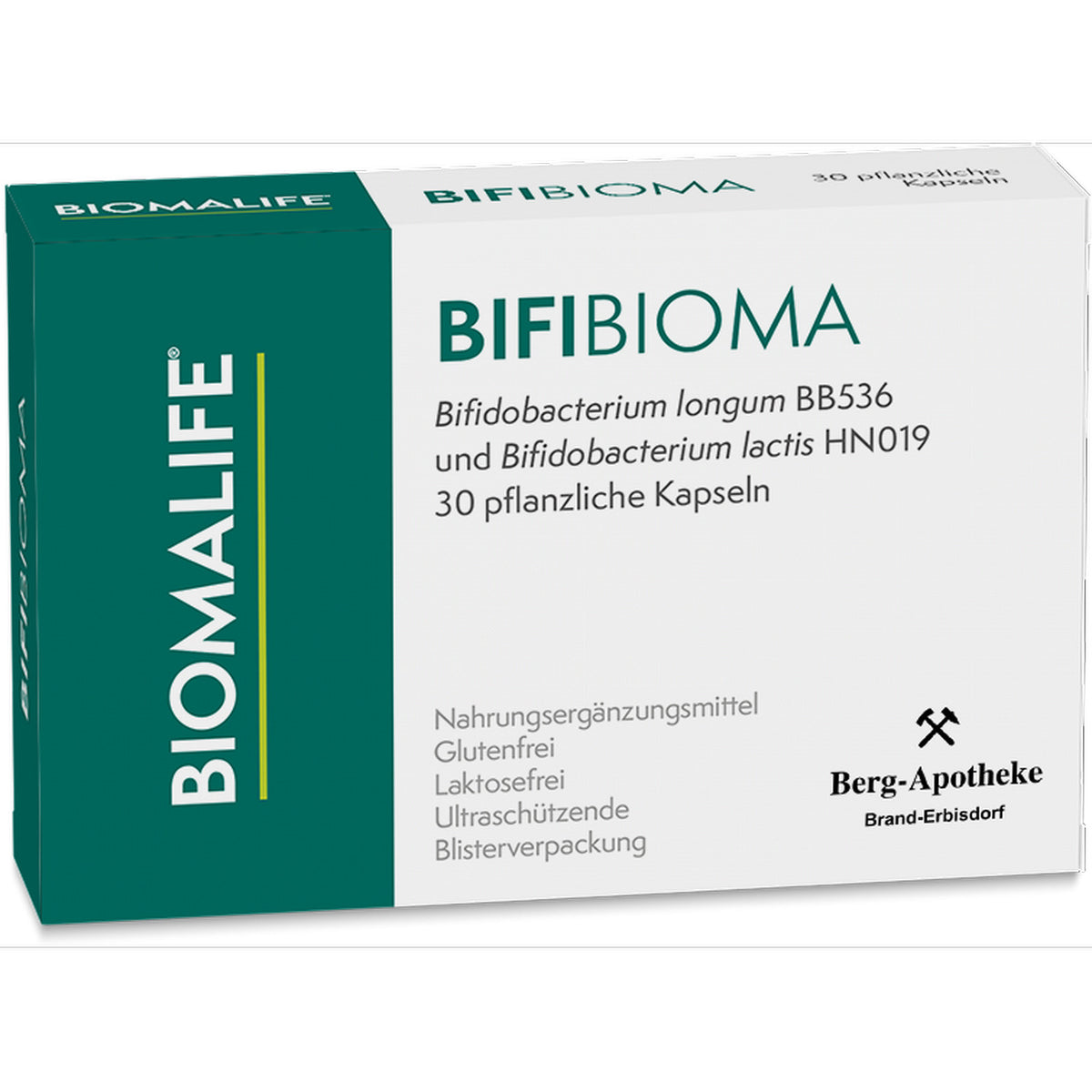 BIOMALIFE Bifibioma Kapseln für die Darmflora im Dickdarm 30 Kapseln