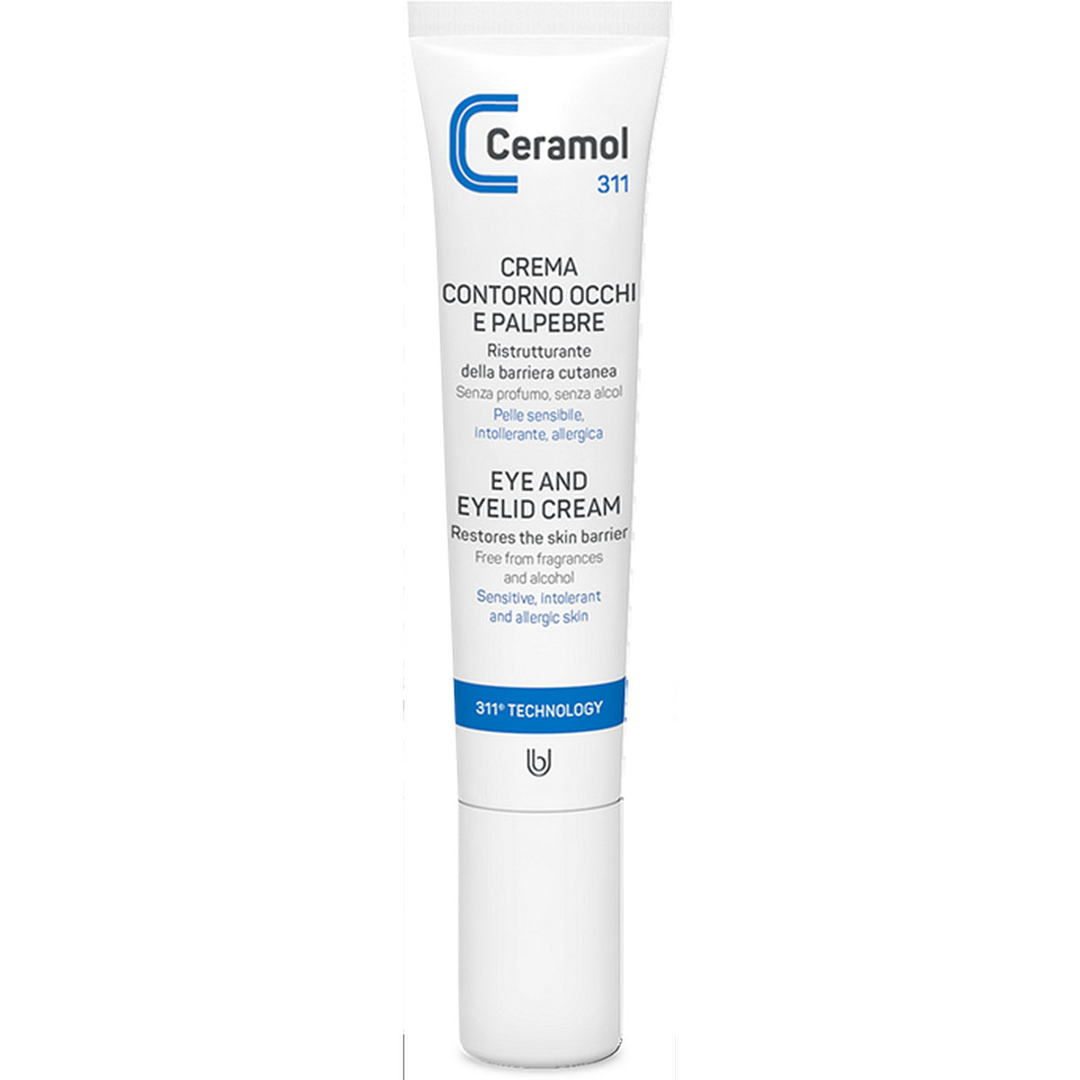 CERAMOL 311 Augen- und Augenlidcreme für empfindliche Augen 15 ml