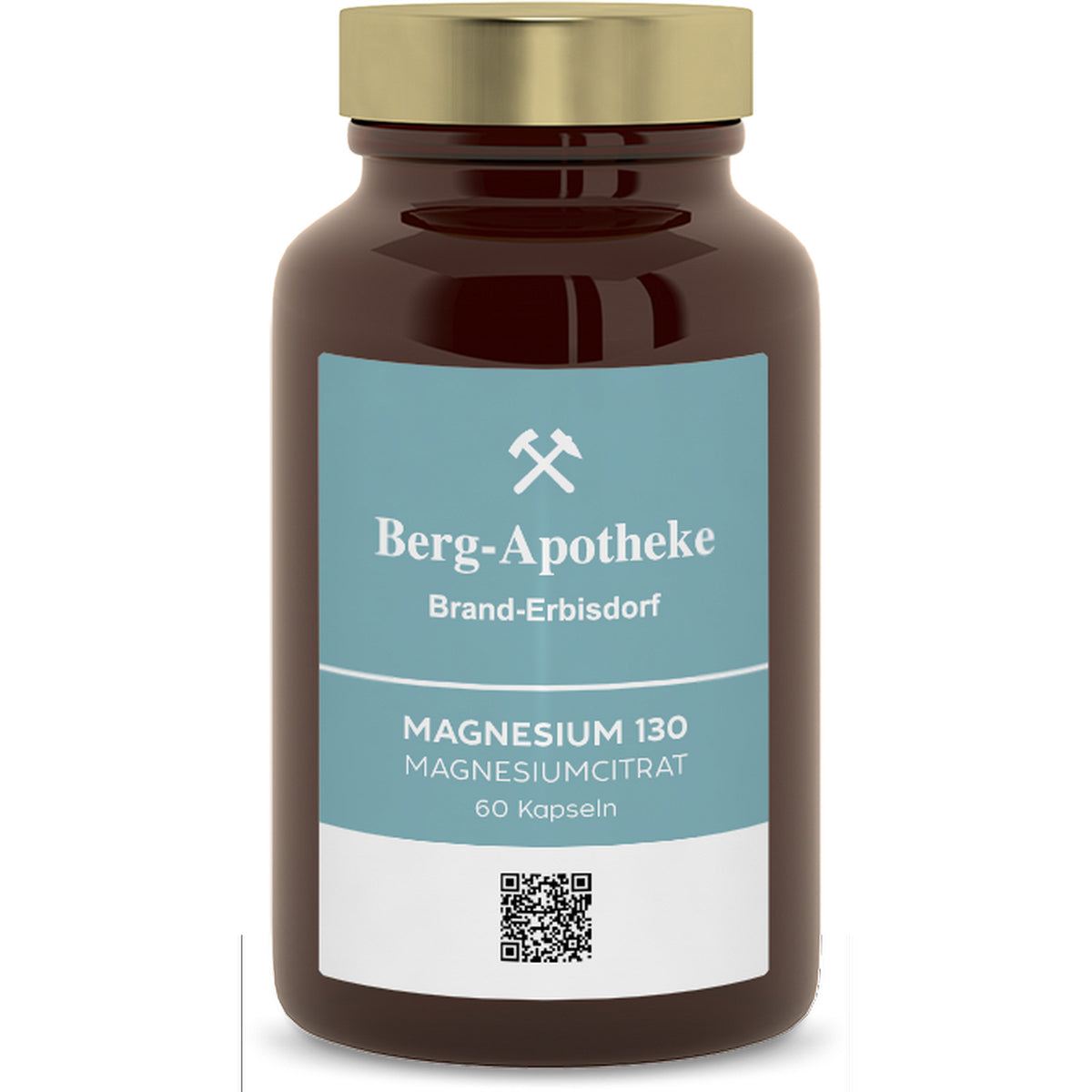 Magnesium 130 Kapseln Magnesiumcitrat für Muskeln & Nerven 60 Kapseln