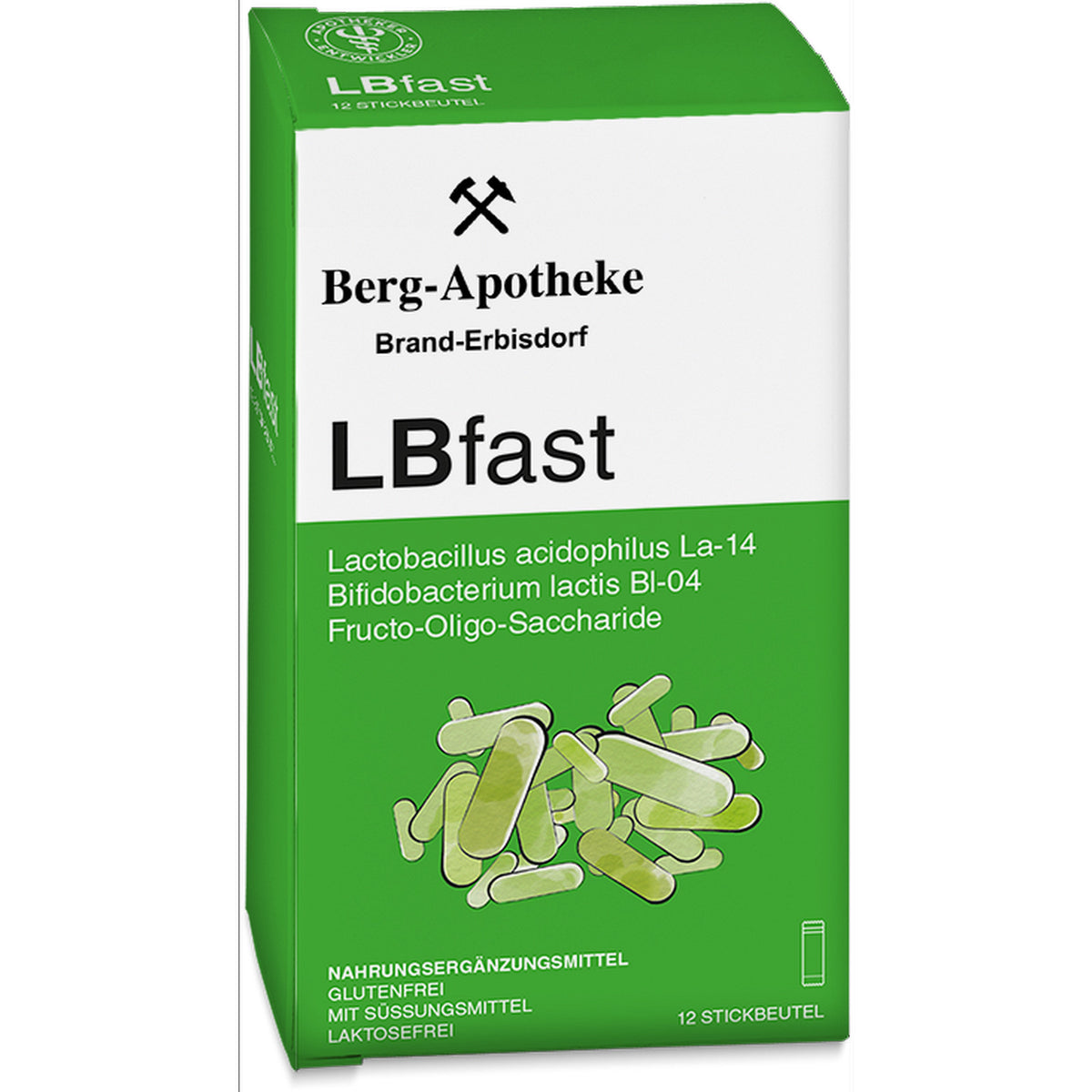 LBfast Stickbeutel bei Verdauungsstress & Unverträglichkeiten 12 Stück
