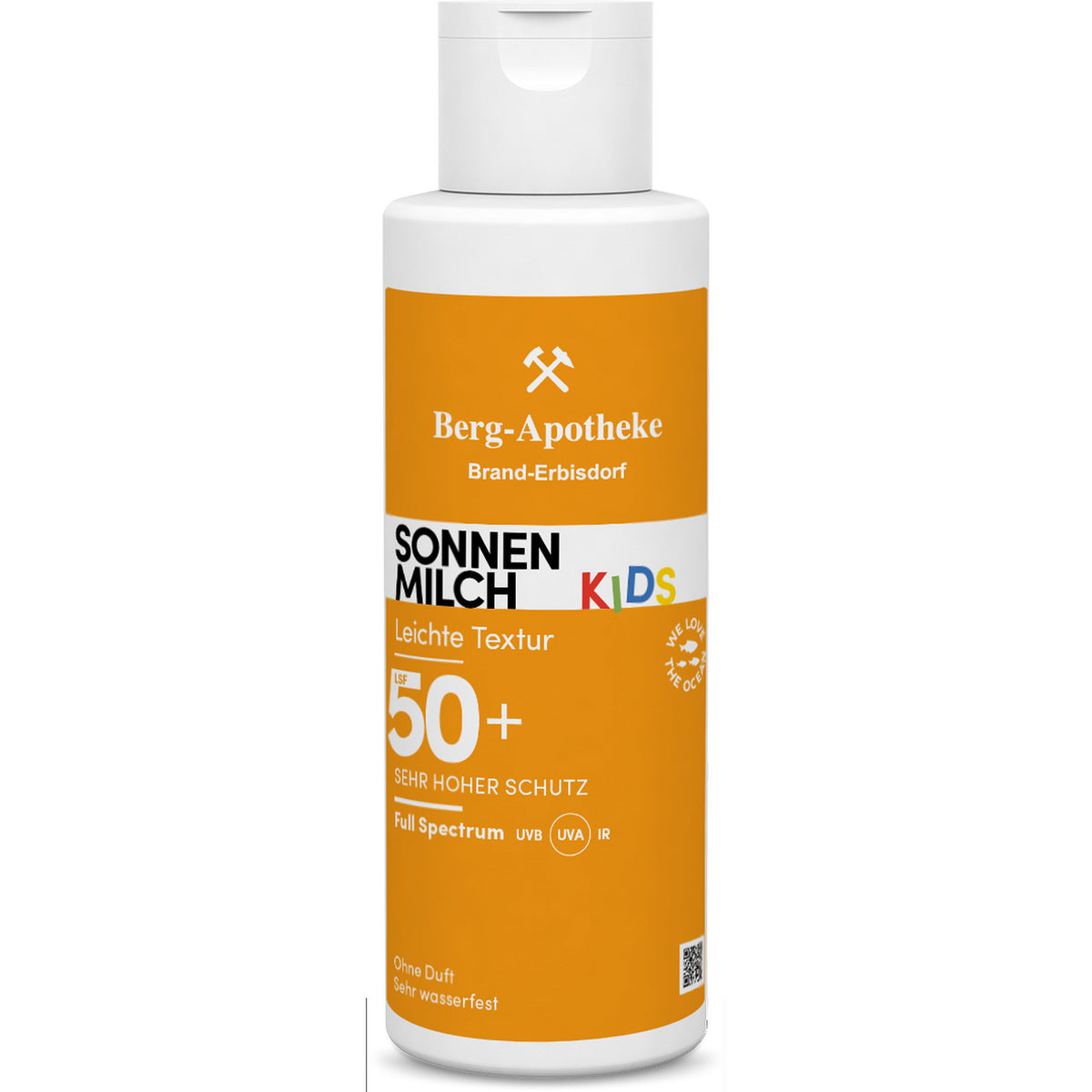 SONNENMILCH KIDS LSF 50+ – wasserfester Sonnenschutz für empfindliche Kinderhaut