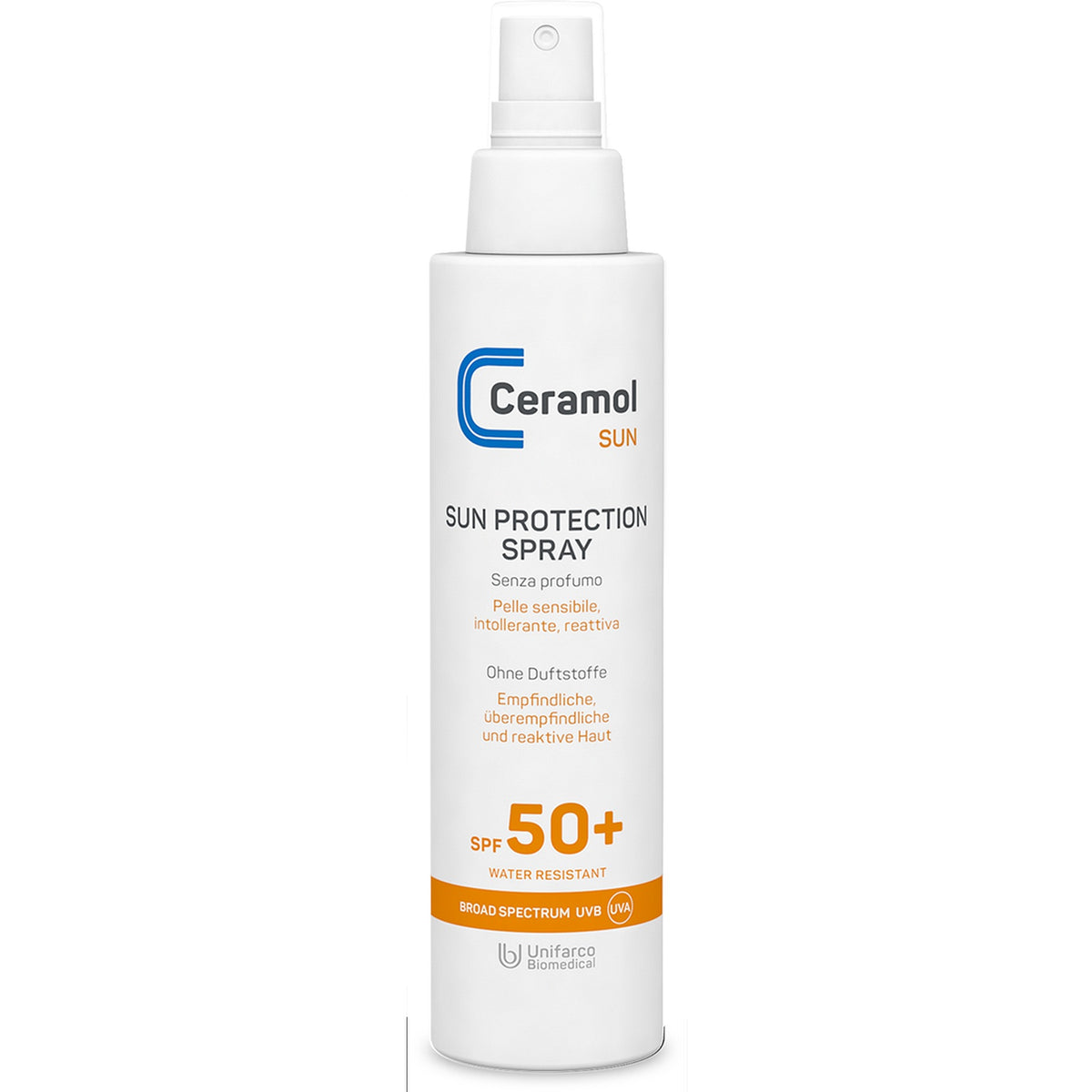 CERAMOL SUN Spray LSF 50+ für empfindliche Haut 150 ml