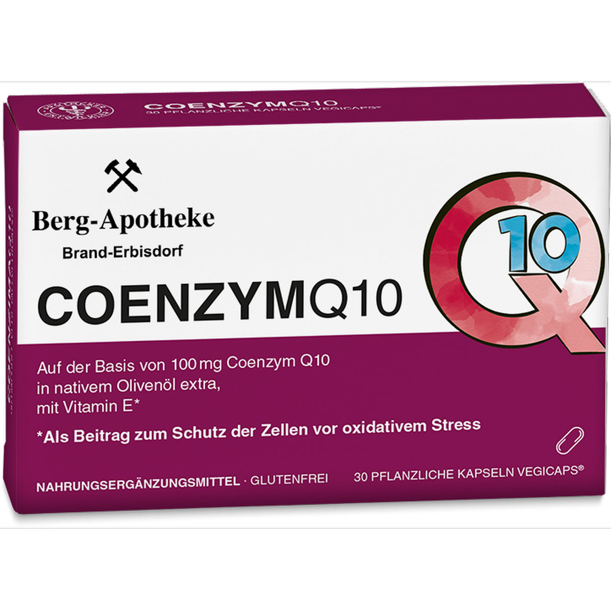 Coenzym Q10 Vegicaps für Zellschutz & Energiestoffwechsel 30 Kapseln