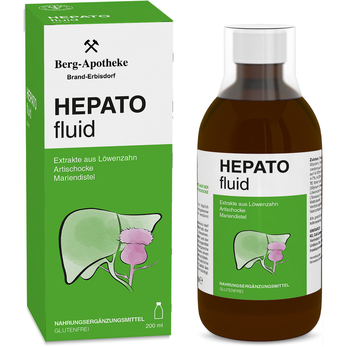 HEPATOfluid Fluid zur Unterstützung von Leber & Verdauung 200 ml