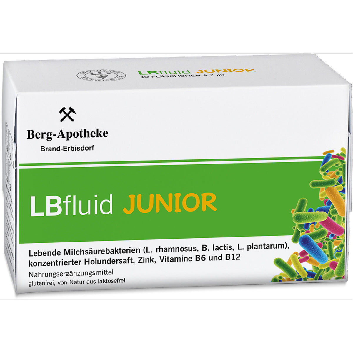 LBfluid Junior Trinkfläschchen für die Darmflora von Kindern 10x7 ml