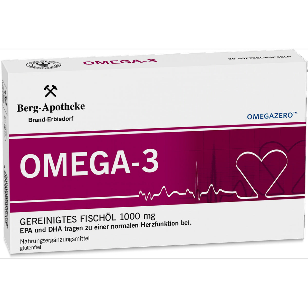 Omega-3 Kapseln für Herz, Gehirn & Wohlbefinden 30 Kapseln