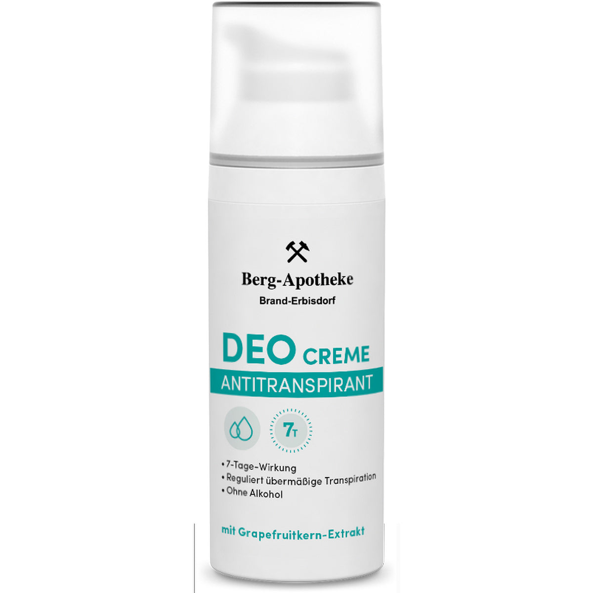 Deocreme Antitranspirant 7-Tage-Wirkung Grapefruitkern 50 ml